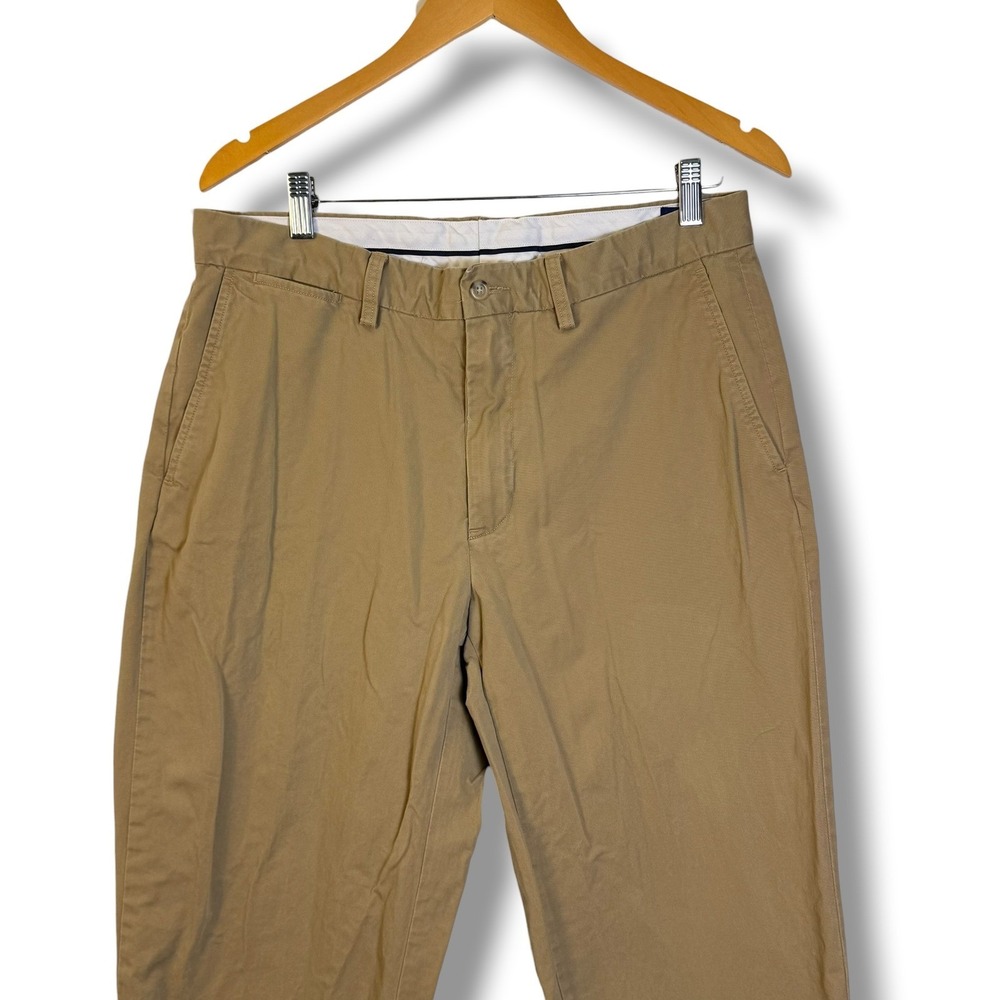 Polo Ralph Lauren Chino Pants Mens 33x32 Tan Classic Fit Stretch Cotton Khaki